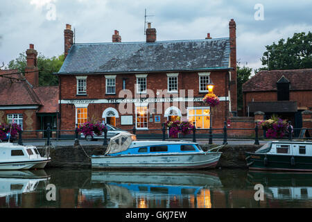 Der alte Anker Gasthof, auf St. Helena Wharf Abingdon Oxfordshire-England Stockfoto