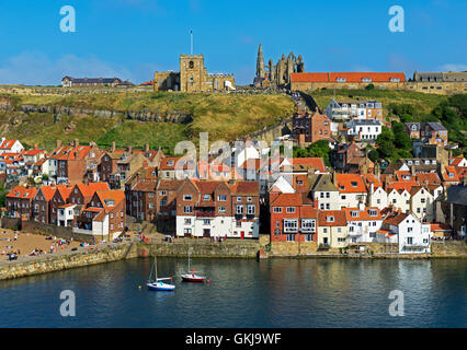 Der Hafen von Whitby, North Yorkshire, England UK Stockfoto