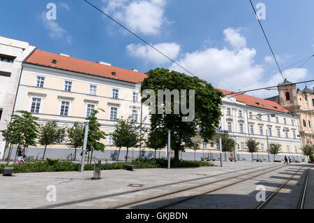 Slowakische Nationalrat (Altbau) – Národná Rada Slovenskej Republiky in Bratislava, Slowakische Republik, Slowakei Stockfoto