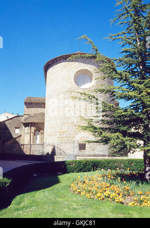 Restaurierten Apsis der Kathedrale. Jaca, Provinz Huesca, Aragon, Spanien. Stockfoto