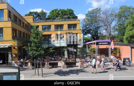 ABBA-MUSEUM in Stockholm, Schweden. Foto Tony Gale Stockfoto