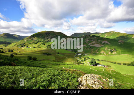 Sonnenlicht auf Martindale Stockfoto