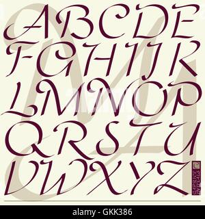 "Caprice Initialen "font Stock Vektor
