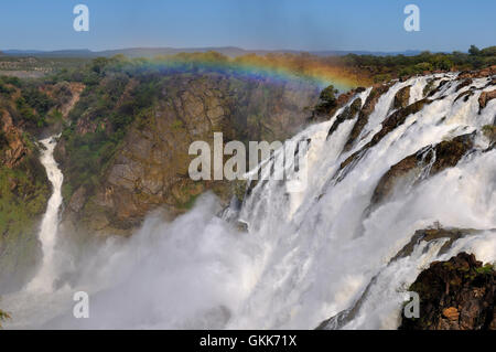 Ruacana Wasserfälle, Namibia Stockfoto