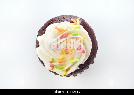 Cupcake - Draufsicht Stockfoto