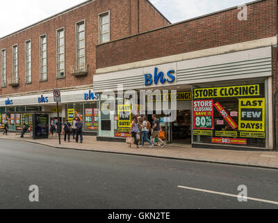 BHS Retail Outlet, Exeter City Centre, Devon Stockfoto