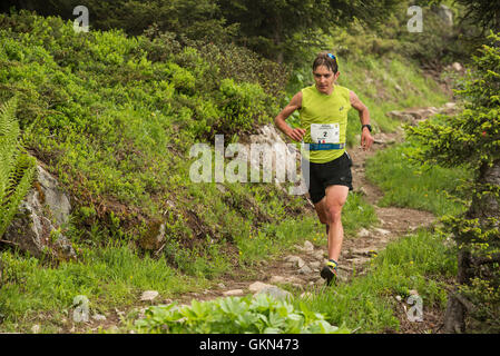 Xavier Thevenard - Chamonix-Trail-running-Marathon 2016 Stockfoto