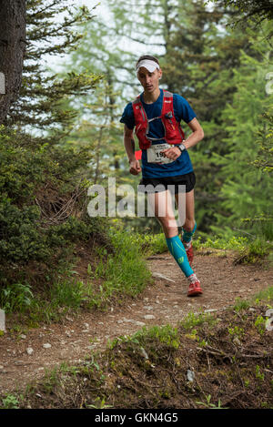 Juraj Torok - Chamonix-Trail-running-Marathon 2016 Stockfoto