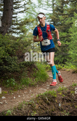 Juraj Torok - Chamonix-Trail-running-Marathon 2016 Stockfoto