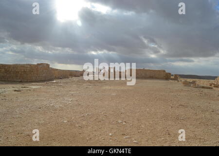 En Avdat Nationalpark, Israel Stockfoto