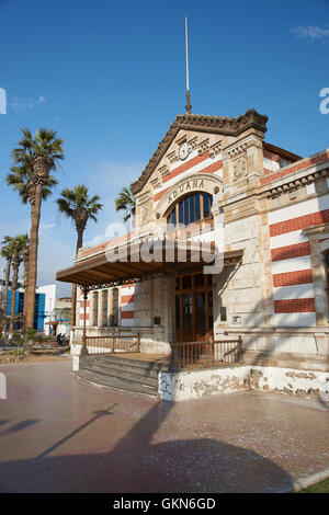 Historische Zollstelle in der Stadt Arica im Norden Chiles. Stockfoto