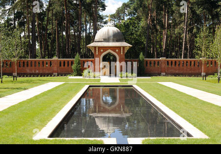 Die muslimischen Beerdigung Boden Garten für den Frieden.  Woking, Surrey, UK Stockfoto