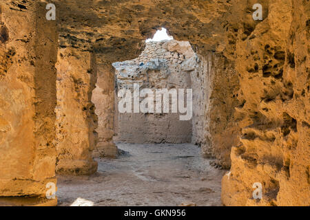 Gräber der Könige Archäologiemuseum in Paphos auf Zypern Stockfoto