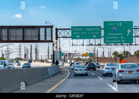 New Jersey Turnpike Stockfoto