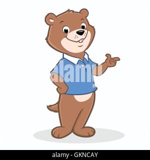 Cartoon-Gopher Stock Vektor