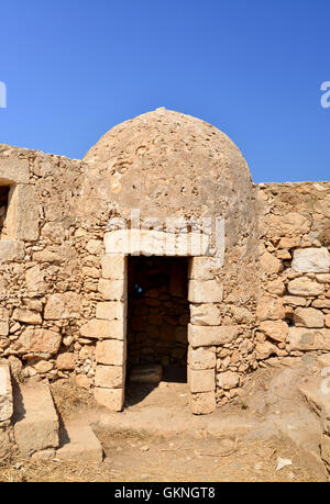 Rethymnon-Stadt Griechenland Franzensfeste Festung Wahrzeichen detail Stockfoto