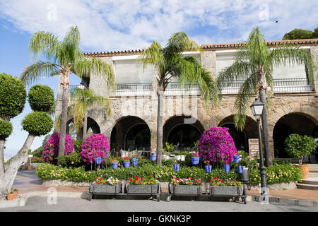 Parador de Málaga Gibralfaro. Stockfoto