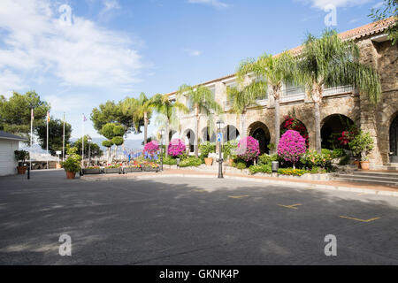 Parador de Málaga Gibralfaro. Stockfoto