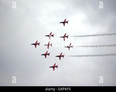 Bournemouth, UK. 21. August 2016. Bournemouth Air Festival 2016 am 21. August 2016, Bournemouth, Dorset, UK Credit: Nastia M/Alamy Live-Nachrichten Stockfoto