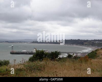 Bournemouth, UK. 21. August 2016. Bournemouth Pier an der Bournemouth Air Festival am 21. August 2016, Bournemouth, Dorset, UK Credit: Nastja M/Alamy Live News Stockfoto