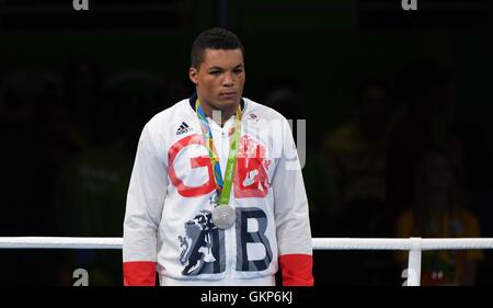 Rio De Janeiro. Brazilien. 21. August 2016. . Boxen. Pavillion 6, Riocentro. Olympiapark. Rio De Janeiro. Brazilien. 21.08.2016. Bildnachweis: Sport In Bilder/Alamy Live-Nachrichten Stockfoto