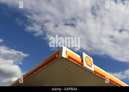 Ingolstadt Deutschland 22 August 16 Eine Shell Tankstelle In Ingolstadt Deutschland 22 August 16 Foto Peter Kneffel Dpa Alamy Live News Stockfotografie Alamy