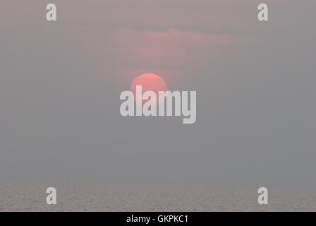 Indische Sonnenuntergang, Kerala, Gottes eigenes Land Stockfoto