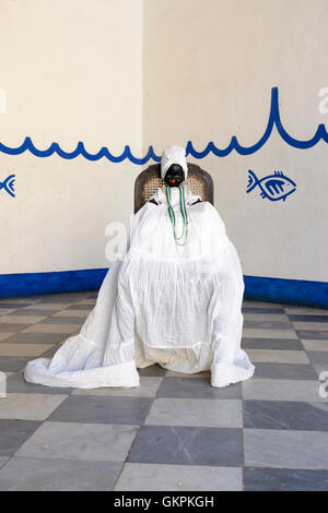 Santeria-Puppe in der Santería-Tempel in Trinidad, Sancti Spíritus, Kuba Stockfoto