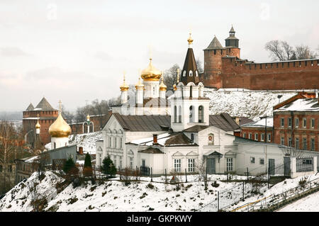 Herbstliche Ansicht Kirche von Elia, der Prophet in Nizhny Novogorod Russland Stockfoto