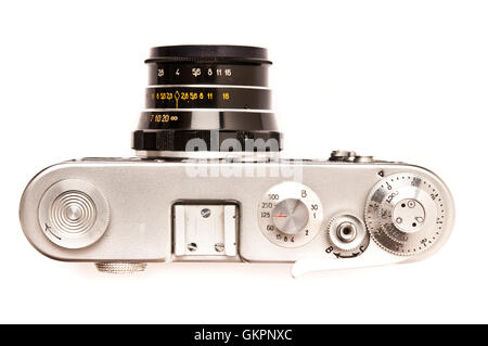 Vintage mechanischen Fotokamera FED Stockfoto
