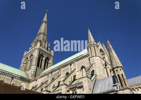 Kathedrale der Heiligen Dreifaltigkeit in Chichester, England Stockfoto