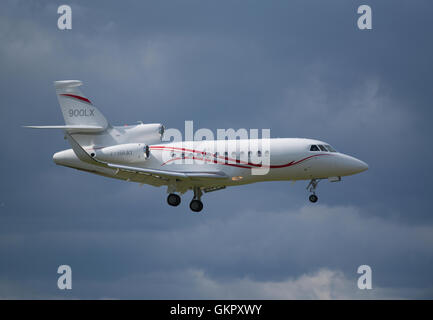 Französische Dassault Falcon 900LX Registrierung serielle F-HRAY.    SCO 11.174. Stockfoto