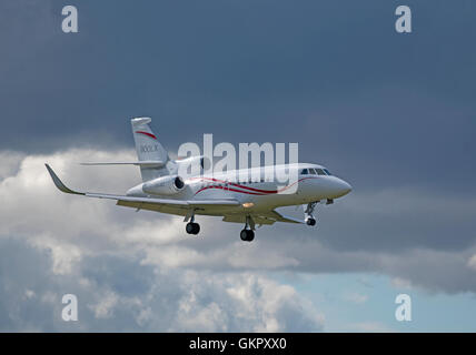 Französische Dassault Falcon 900LX Registrierung serielle F-HRAY.    SCO 11.175. Stockfoto