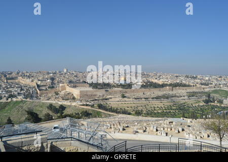 Kirche aller Nationen (Kirche der Agonie) Garten von Gethsemane, Ölberg, Jerusalem, Israel Stockfoto