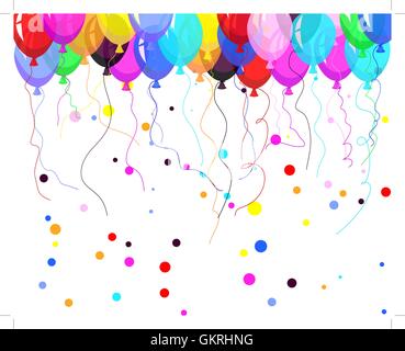 Luftballons Stock Vektor