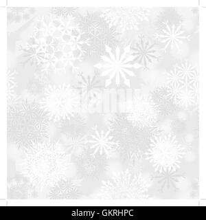 Nahtlose Schneeflocke Muster Stock Vektor