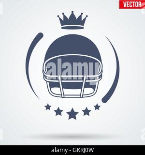 American Football Club Abzeichen und Aufkleber Stock Vektor