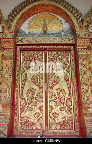 Vergoldete Tempel Wat Phra Türen, dass Doi Suthep Tempel Thailand Stockfoto