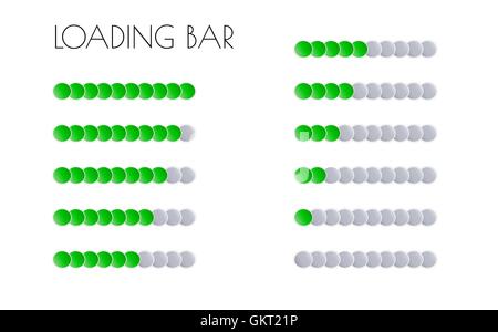 Grüne Laden bars Stock Vektor