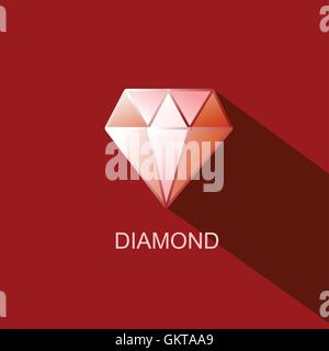 Diamant Stock Vektor