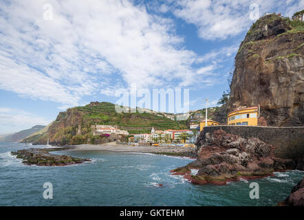 Pinta Do Sol Bucht, die Insel Madeira, Portugal Stockfoto