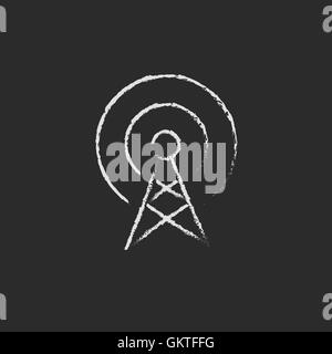 Antenne in Kreide gezeichnet Stock Vektor