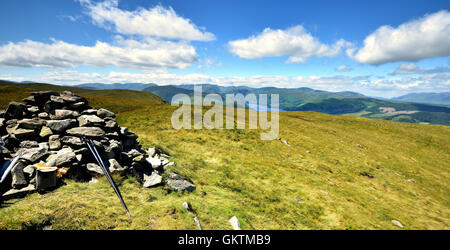 Der Cairn auf Arthurs Hecht Stockfoto