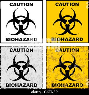 Biohazard Zeichen Stock Vektor