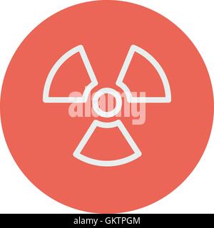 Propeller-dünne Linie-Symbol Stock Vektor