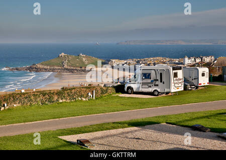 Ayr Holiday Park; St Ives; Cornwall; UK Stockfoto