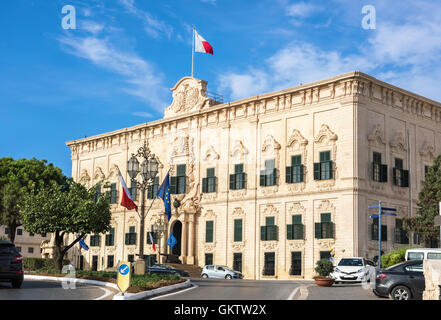 Auberge de Castille et Leon Palast. Das Amt des Ministerpräsidenten. Valletta, Malta Stockfoto