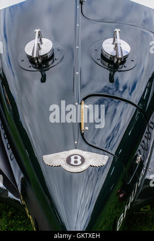 Oldtimer Bentley - East Yorkshire Vollblut Auto Club Vintage & Oldtimer Rallye, Brodsworth Hall, Doncaster Stockfoto