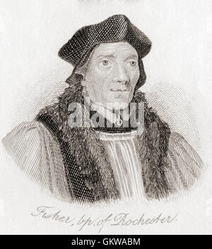 John Fisher, c.1469 – 1535.  Englischer Geistlicher, Bischof und Theologe. Stockfoto