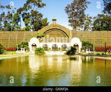 Das Botanische Gebäude im Balboa Park, San Diego Stockfoto